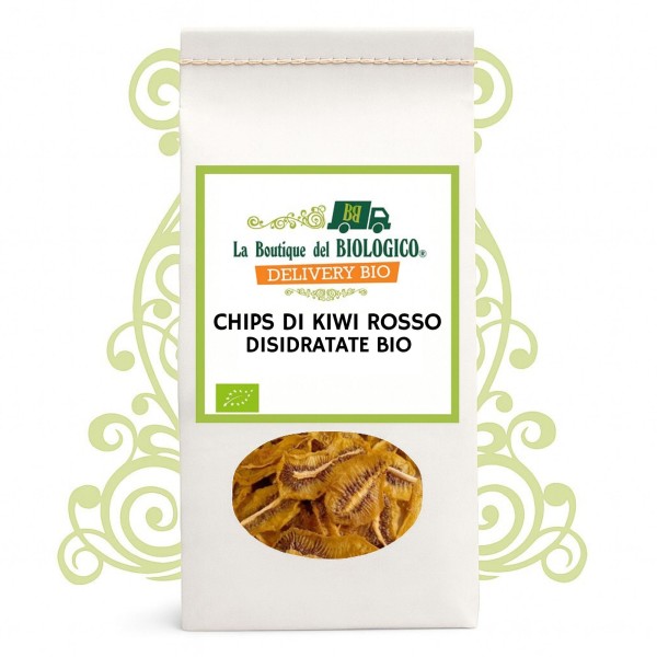 Chips di kiwi rosso disidratate bio 25 g