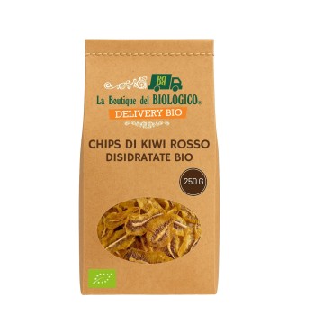 Chips di kiwi rosso disidratate bio 250 g