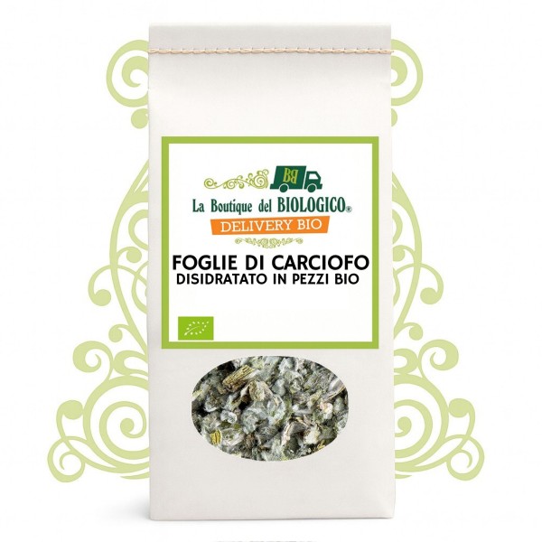 Foglie di carciofo disidratato in pezzi bio 50 g PER TISANA