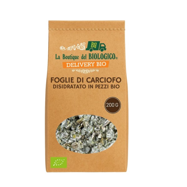 Foglie di carciofo disidratato in pezzi bio 200 g PER TISANA