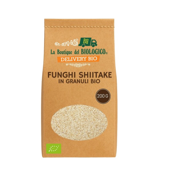 Funghi shiitake in granuli bio 200 g