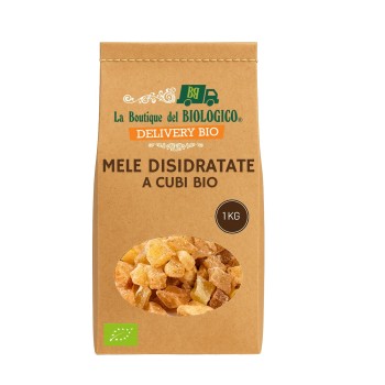 Mele disidratate a cubi bio 1 kg