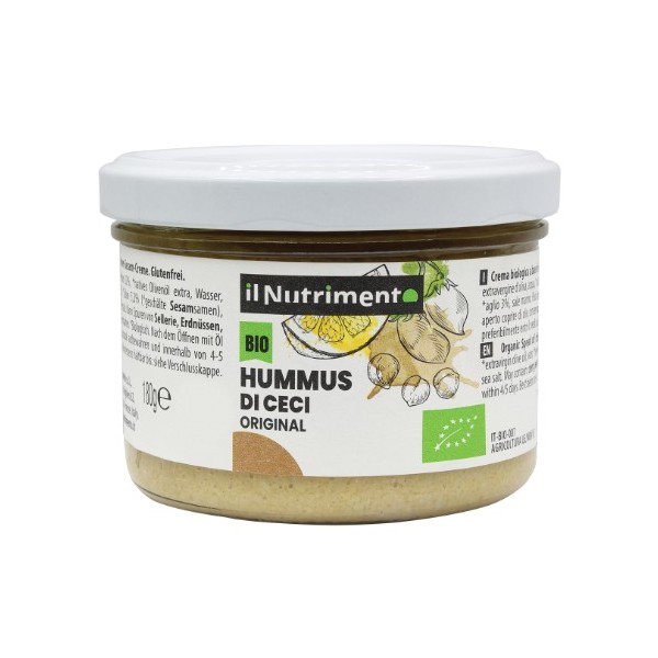 Hummus di ceci original Bio 180 g Il Nutrimento