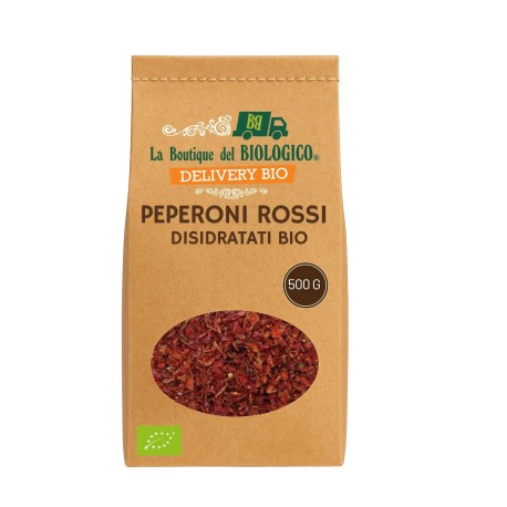 Peperoni rossi disidratati bio 500 g