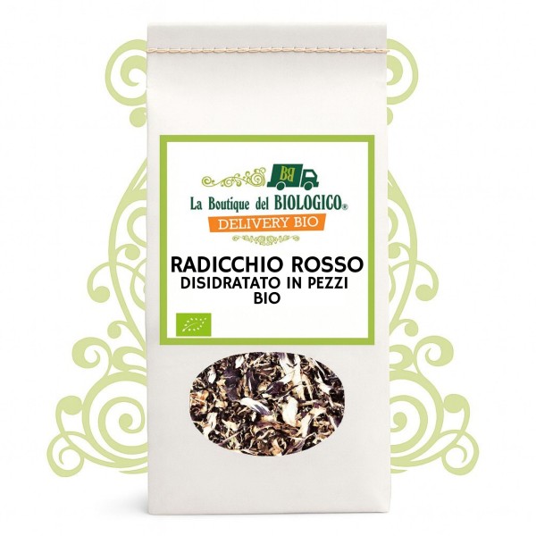 Radicchio rosso disidratato in pezzi bio 50 g