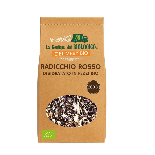 Radicchio rosso disidratato in pezzi bio 200 g