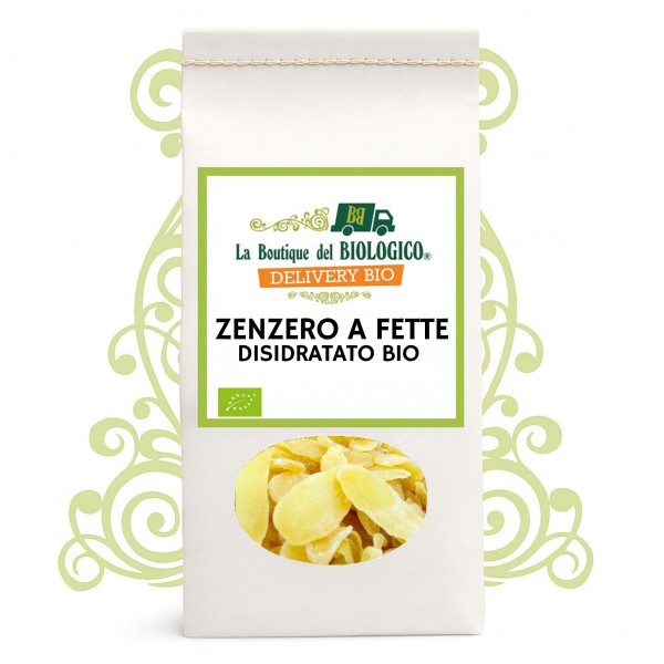 Zenzero disidratato a fette bio 25 g