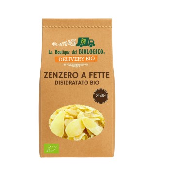 Zenzero disidratato a fette bio 250 g