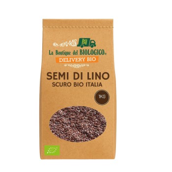 Semi di lino scuro bio Italia 1 kg
