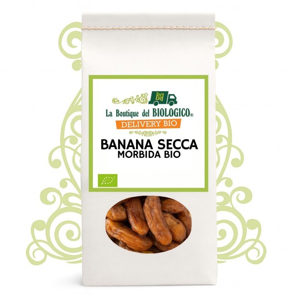 Banana secca morbida bio 150 g
