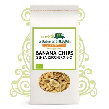 Banane chips bio senza zucchero 125 g