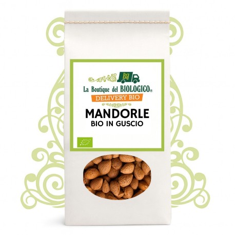 Mandorle in guscio bio 500 g