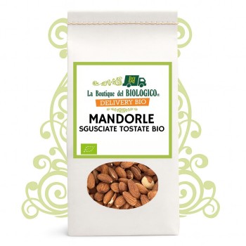 Mandorle sgusciate tostate bio 500g