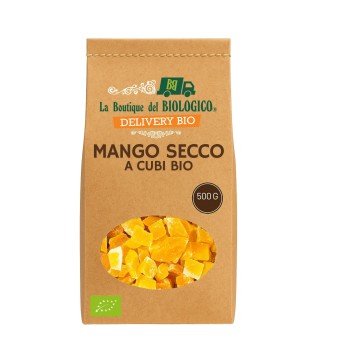 Mango secco a cubi bio 500 g