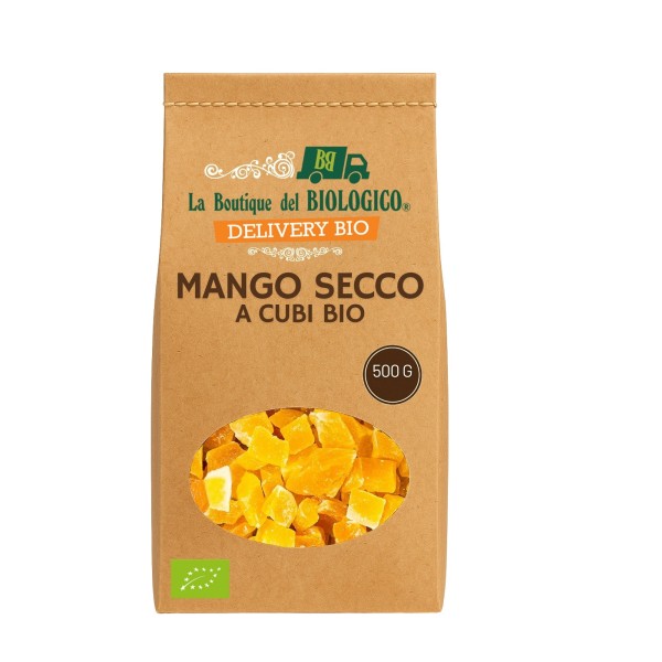 Mango secco a cubi bio 500 g