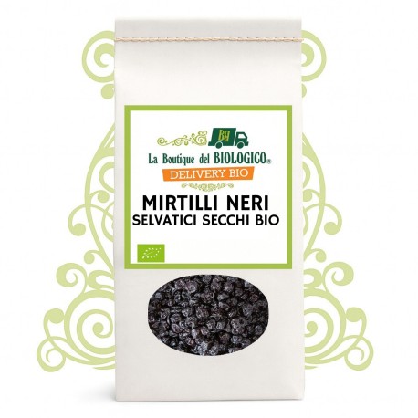 Mirtilli neri selvatici secchi bio 100 g