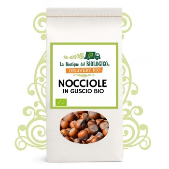Nocciole in guscio bio varietà tonda Gentile Romana 500 g