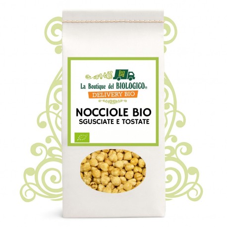 Nocciole sgusciate e tostate bio 250g