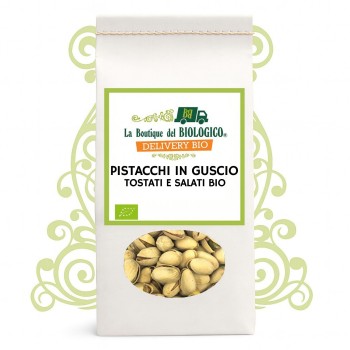 Pistacchi in guscio tostati e salati bio 250 g