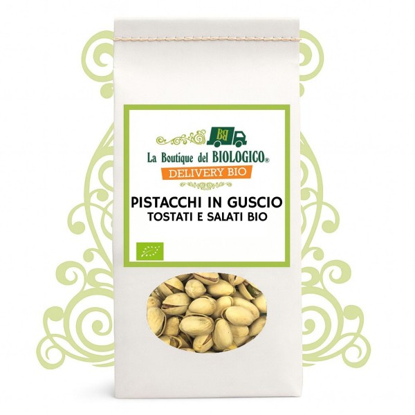 Pistacchi in guscio tostati e salati bio 250 g