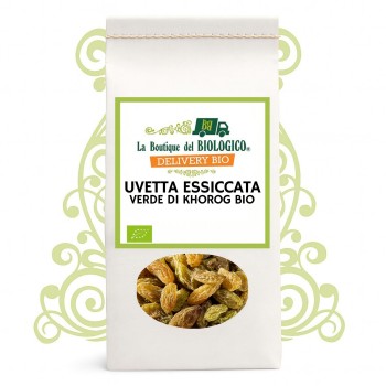 Uvetta essiccata verde di Khorog bio 100 g