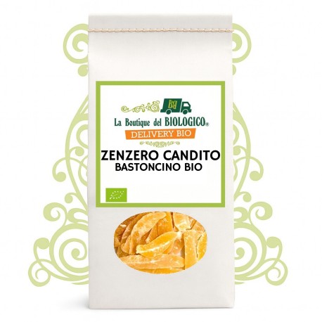 Zenzero candito bastoncino bio 100 g