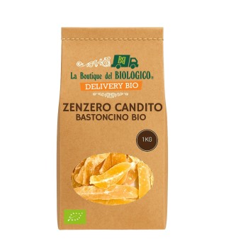 Zenzero candito bastoncino bio 1 kg