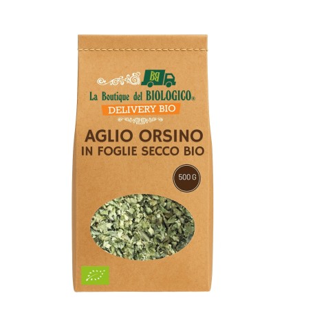 Aglio orsino in foglie secco bio 500 g