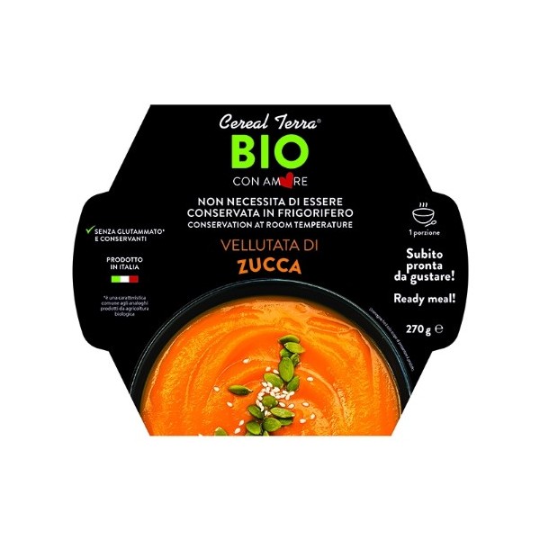 Vellutata di zucca bio 270 g Cereal Terra