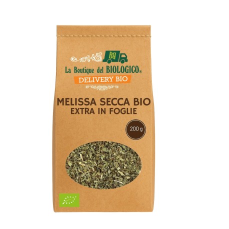 Melissa secca extra bio in foglie 200 g
