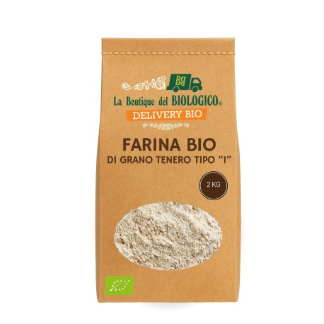 Farina di grano tenero bio tipo "1" 2 kg