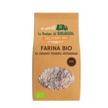 Farina di grano tenero integrale bio 2 kg