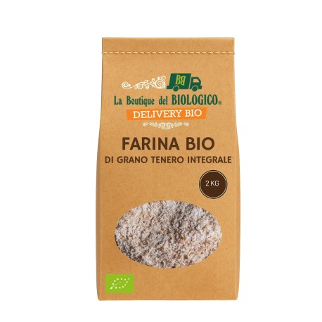 Farina di grano tenero integrale bio 2 kg