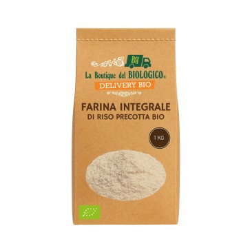 Farina integrale di riso precotta bio 1 kg