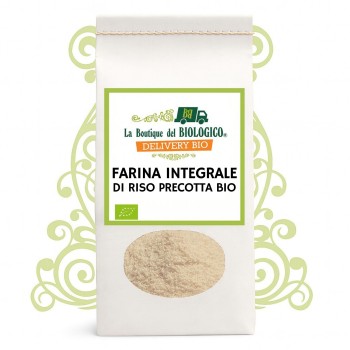 Farina integrale di riso precotta bio 500 g