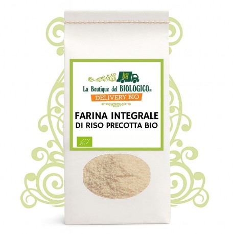 Farina integrale di riso precotta bio 500 g