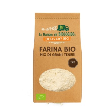 Farina mix di grani teneri bio 2 kg