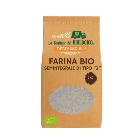 Farina semintegrale tipo 2 bio 2 kg