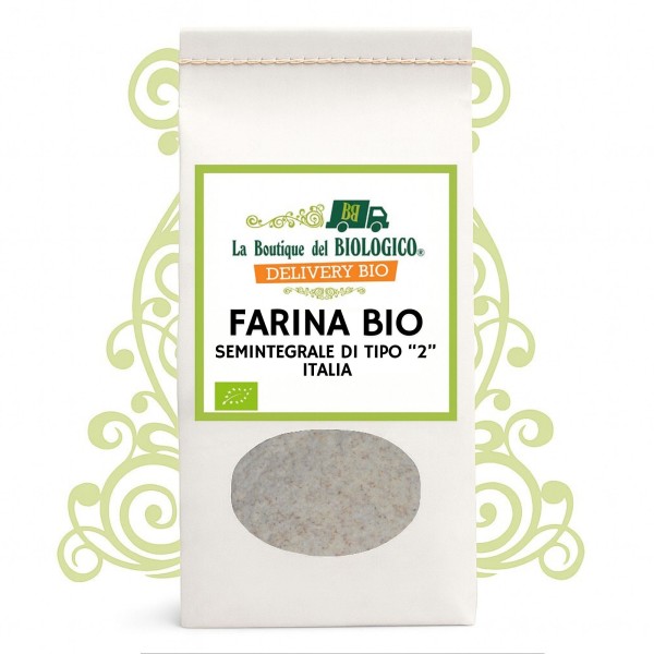 Farina semintegrale tipo 2 bio Italia 500 g