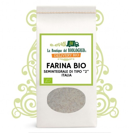 Farina semintegrale tipo 2 bio Italia 500 g