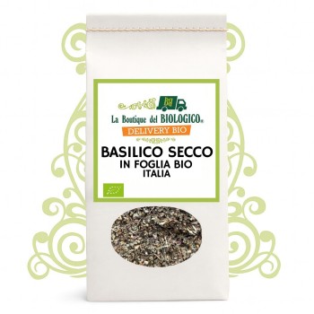 Basilico secco in foglia bio Italia 50 g