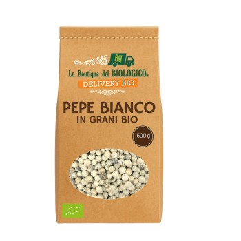 Pepe bianco in grani bio 500 g