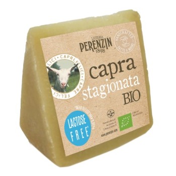 Formaggio di capra stagionato bio 200 g c. ca Capre felici