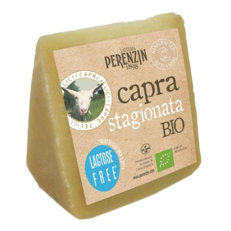 Formaggio di capra stagionato bio 200 g c. ca Capre felici