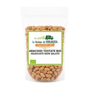 Arachidi sgusciate tostate senza sale bio 1 Kg