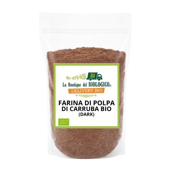 Farina di polpa di carruba bio dark 1 kg