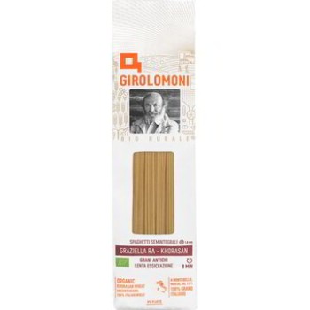 Spaghetti semintegrali bio Graziella Ra® trafilati al bronzo 500g Girolomoni