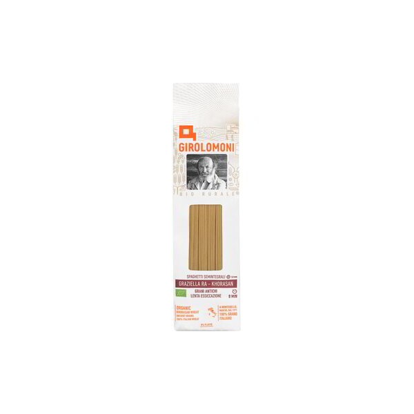 Spaghetti semintegrali bio Graziella Ra® trafilati al bronzo 500g Girolomoni