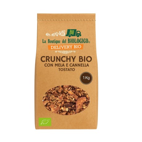 Crunchy tostato con mela e cannella bio 1 kg