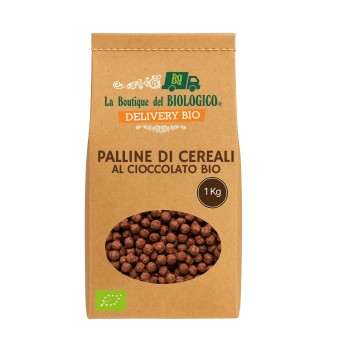 Palline di cereali al cioccolato bio 1 kg